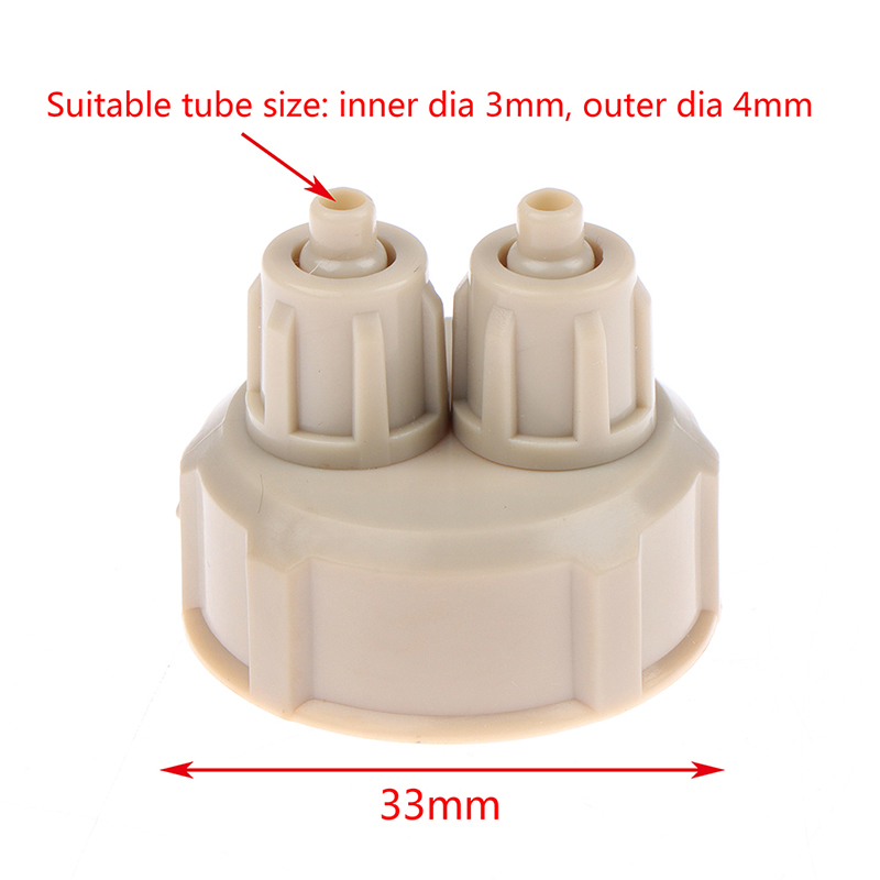 Planted Aquarium Co2 Kit - 2-delige Aquarium CO2-systeem buisventiel met meter,