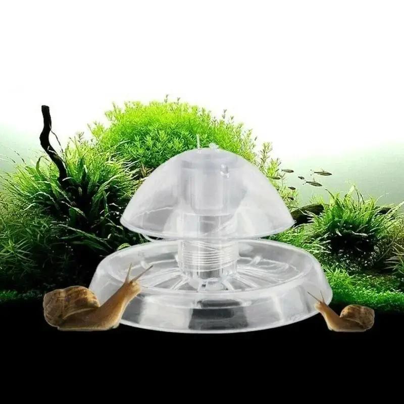 Aquarium Planting Ideas - 2026 Nieuwe 6/8CM Transparante Plastic Slakkenval