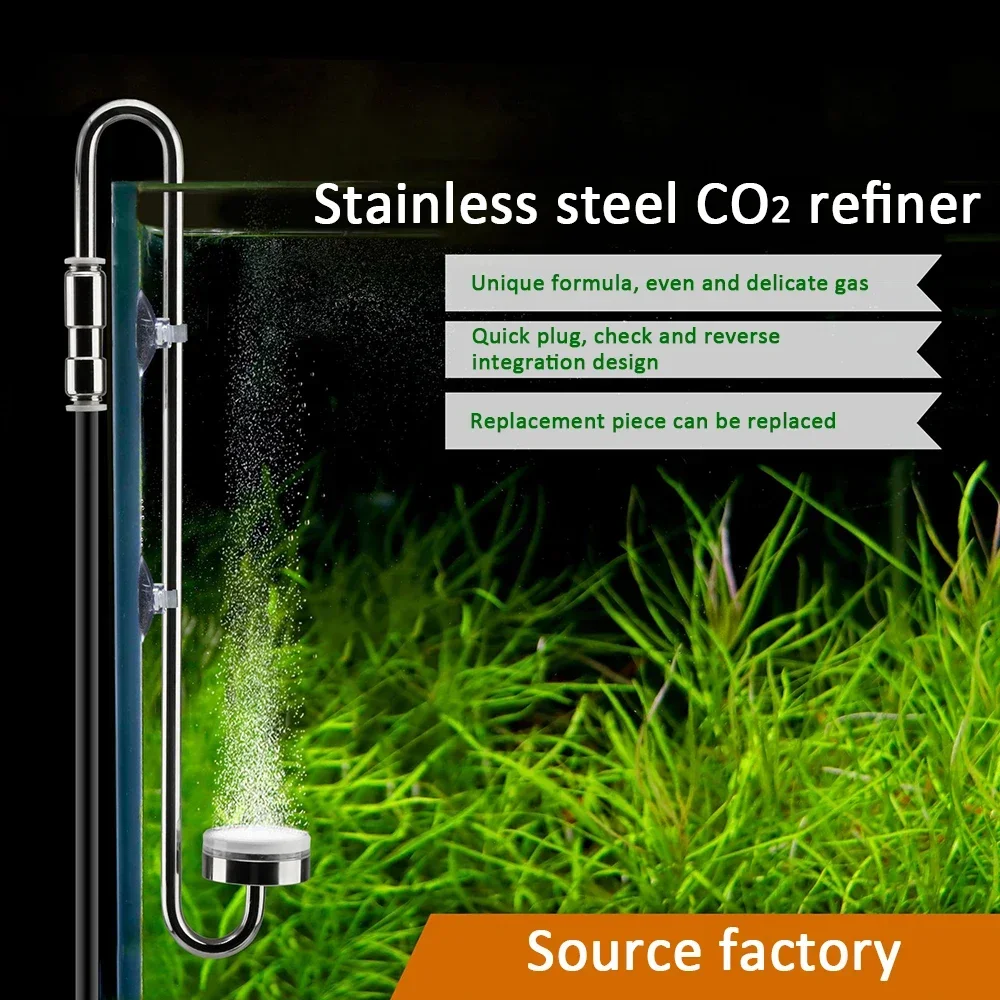 Planted Aquarium Accessories - ZRDR Aquarium CO2-diffuser, gemaakt van roestvrij