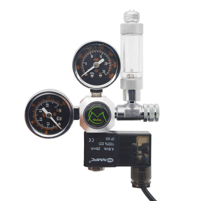 Planted Aquarium Co2 Kit - Aquarium CO2 Regulator Magnetische Solenoid Terugslagklep