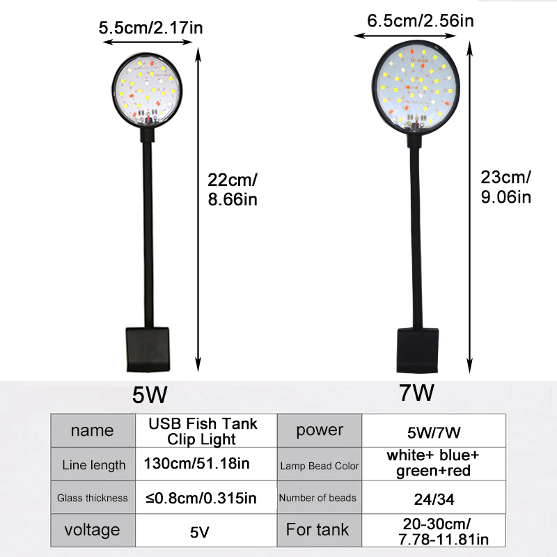 USB Aquarium LED-lamp Aquarium - Aquarium Planting Ideas recensie en prijs