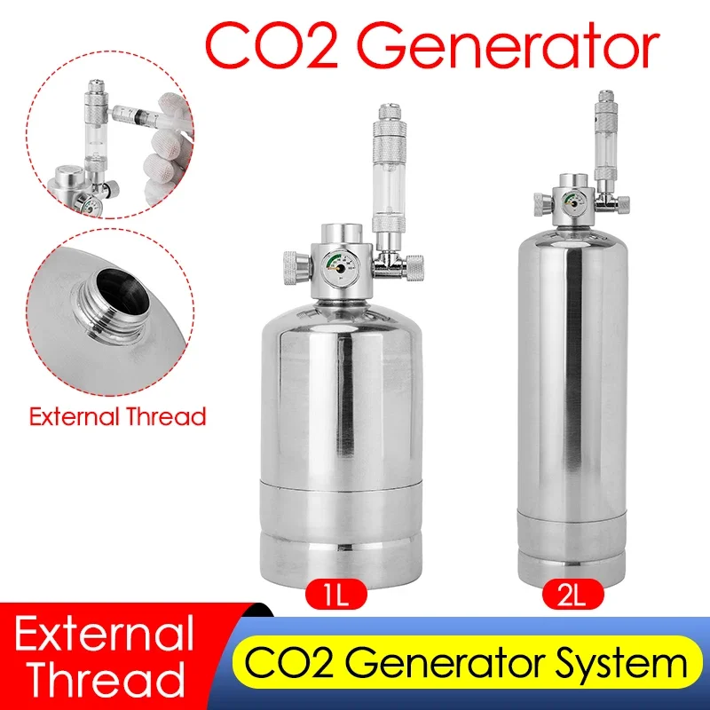 1L/2L Aquarium CO2 Generator S - Planted Aquarium Co2 Kit recensie en prijs