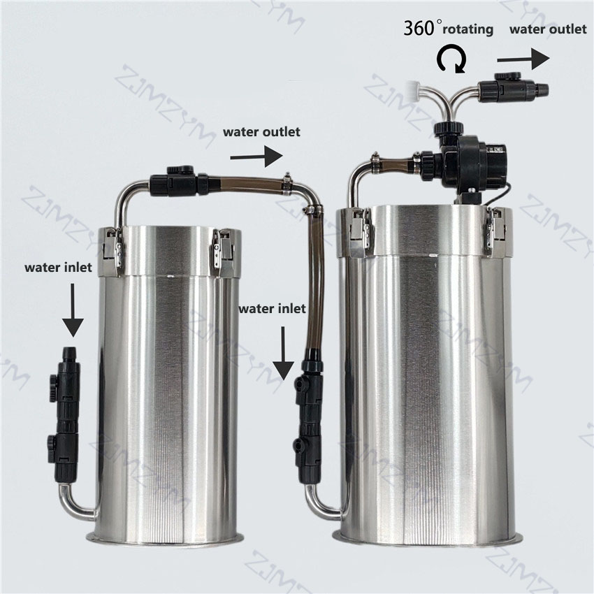 Rvs Externe Aquarium Filter Em - Planted Aquarium Accessories recensie en prijs