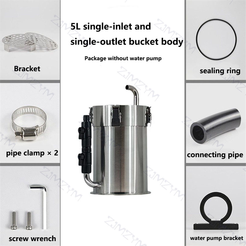Rvs Externe Aquarium Filter Em - Planted Aquarium Accessories recensie en prijs