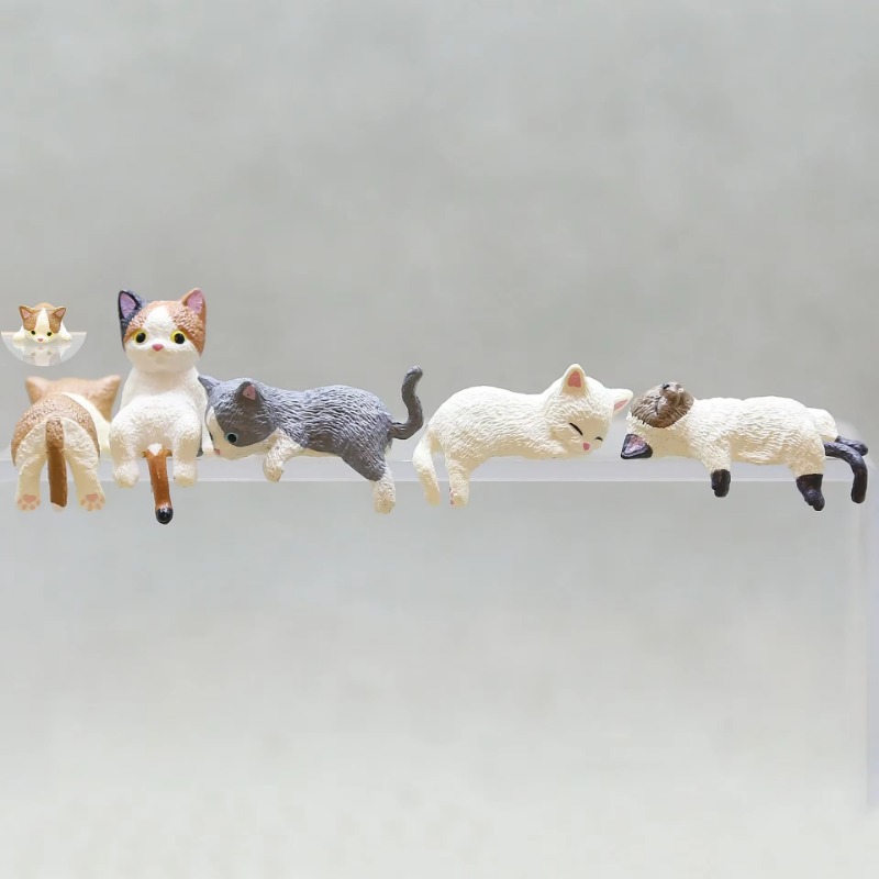 1Pc Leuke Cartoon Kat PVC Woon - Aquarium Planting Ideas recensie en prijs