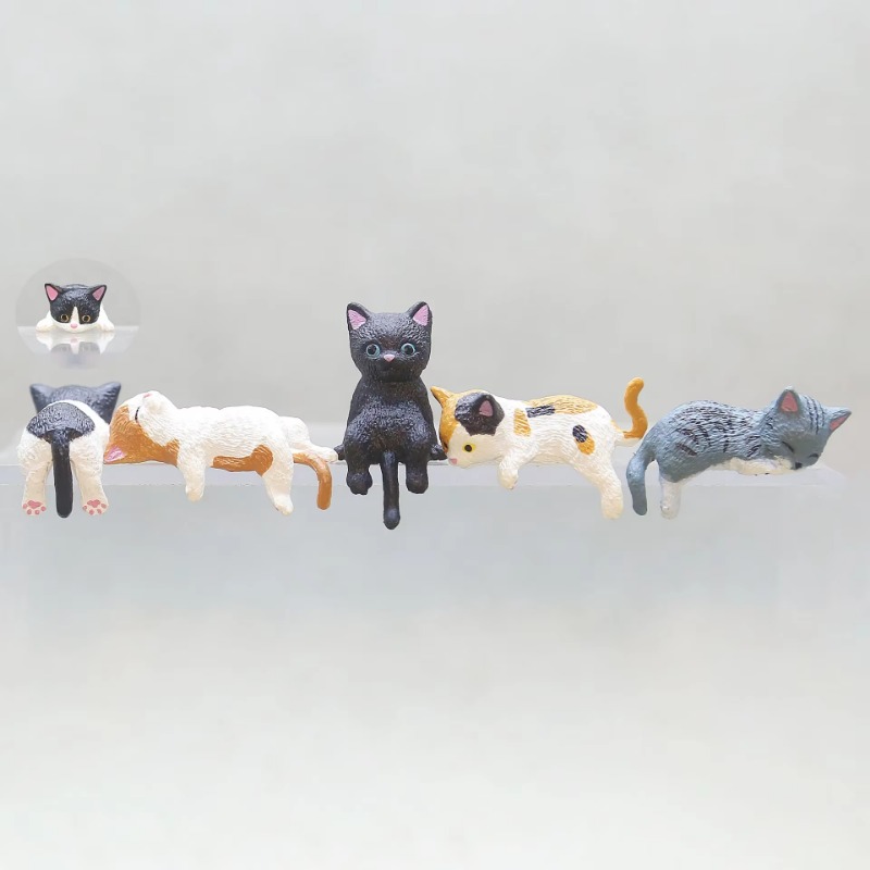 1Pc Leuke Cartoon Kat PVC Woon - Aquarium Planting Ideas recensie en prijs
