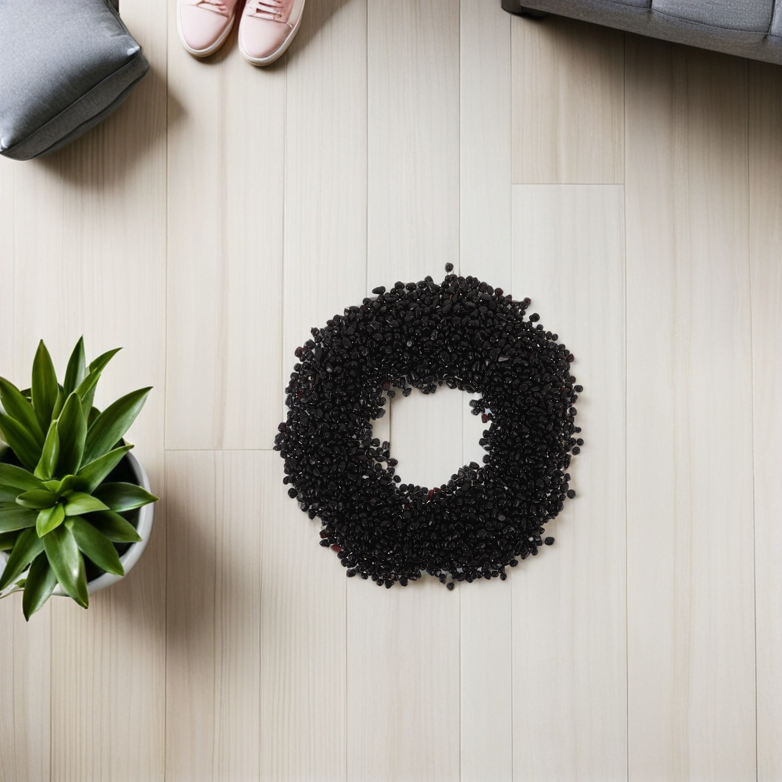 Zwarte grind aquariumdecoratie - Aquarium Plant Gravel recensie en prijs