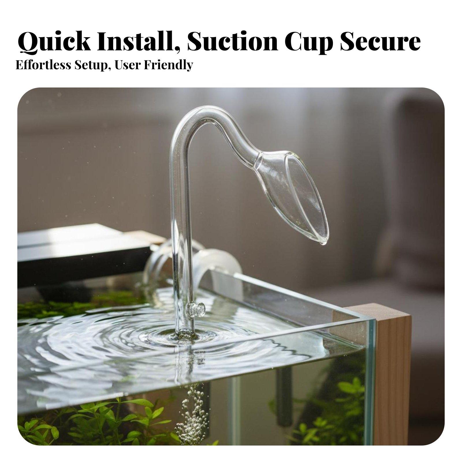 Glazen oppervlakte skimmerpijp - Aquarium Planted Filter recensie en prijs