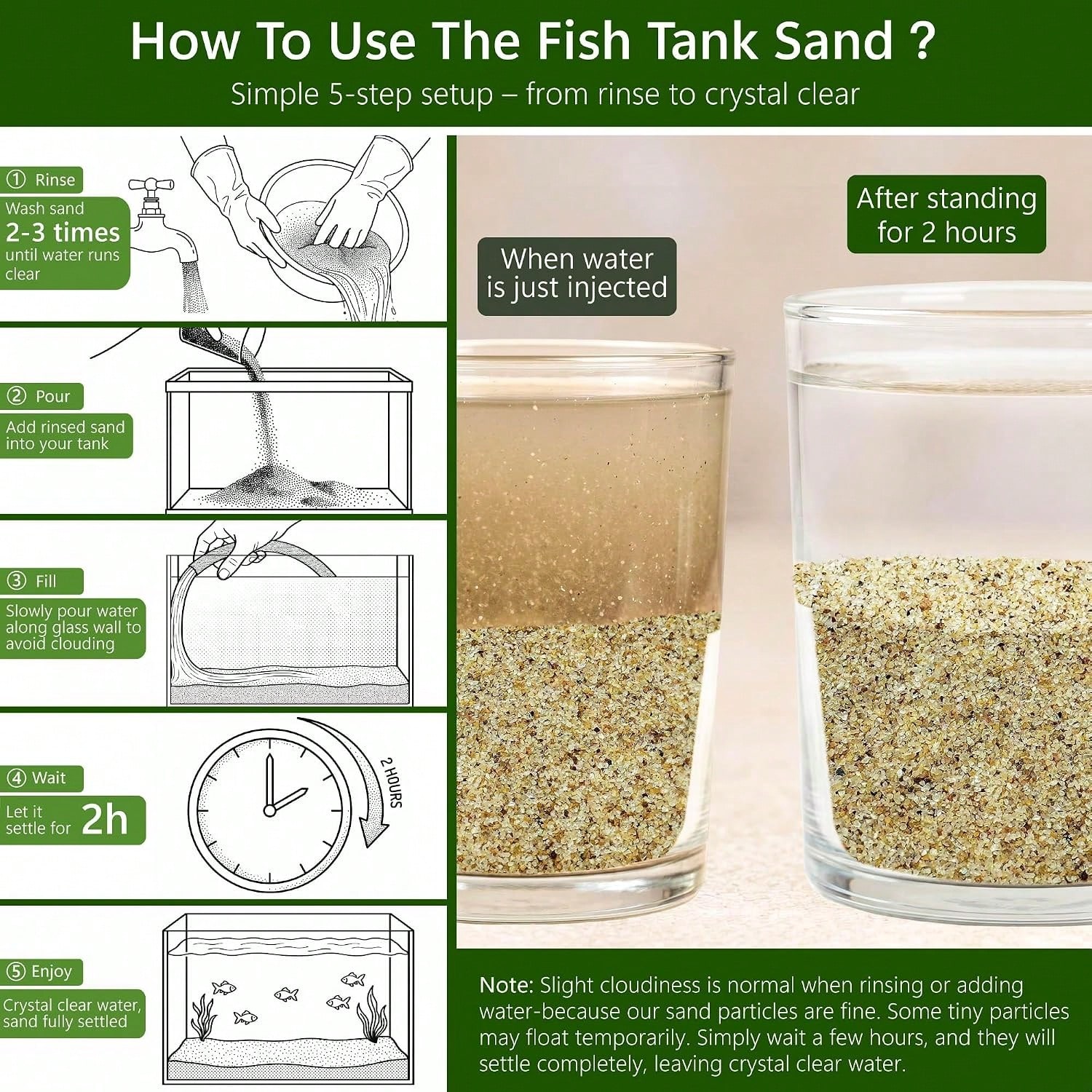 0,4-0,8 mm wit aquariumzand, 1 - Aquarium Plant Gravel recensie en prijs